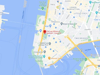 Map of New York office location
